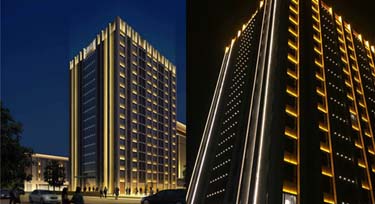 恭賀贛州徐總順利完成洗墻燈安裝并正式亮燈！