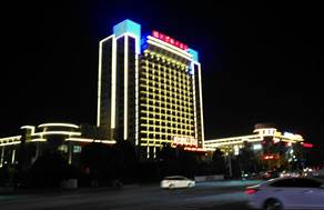 星級(jí)酒店夜景大變樣，江蘇曙光國(guó)際大酒店亮化提升